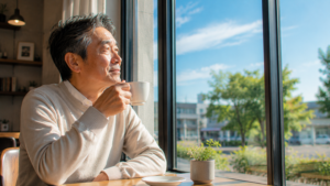 昨夜の不安は完全には消えていないが、『なんとかなる』と思える安心感がある。