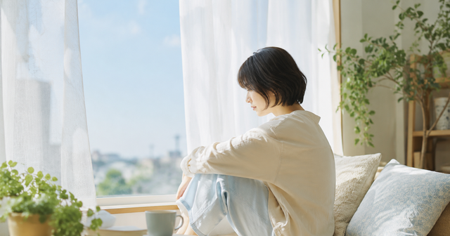 自己受容、自分を責めるクセから少し離れるイメージ